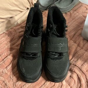 Champion Black Fleece-Lined Sneakers